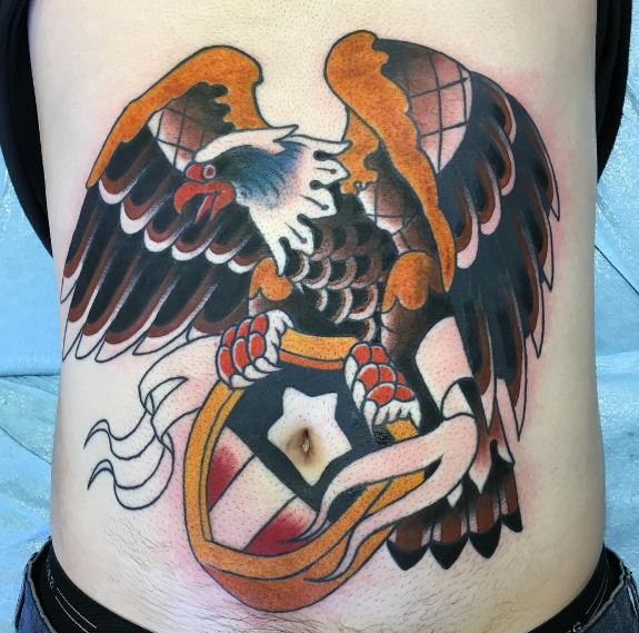 Águila en la espalda 2