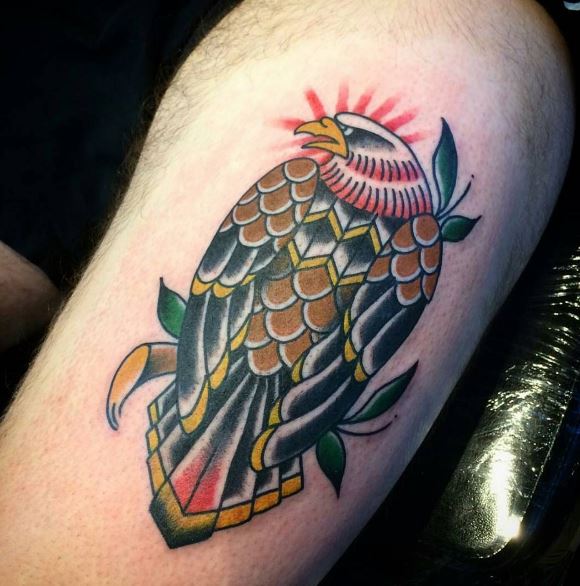 Tatuaje de águila en el brazo 1