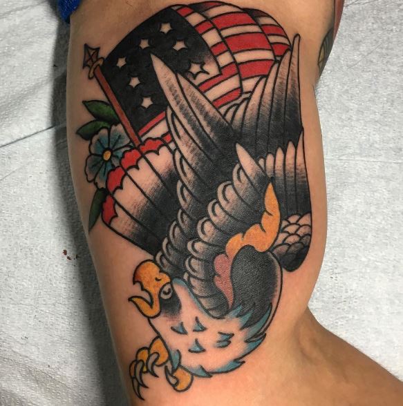 Tatuaje de águila en el brazo 3