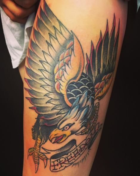 Tatuaje de águila en el brazo 13