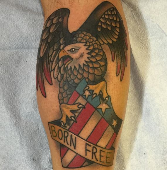 Tatuaje de águila en el brazo 21