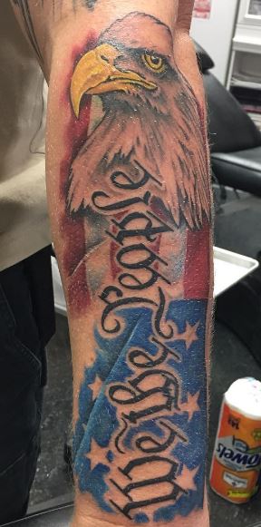 Tatuaje de águila en el brazo 24