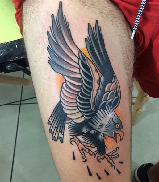 Tatuaje de águila en el brazo 31