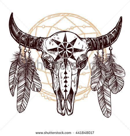 Pequeños diseños de tatuajes de toros simples (28)