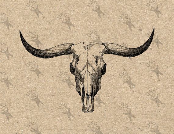 Pequeños diseños de tatuajes de toros simples (214)