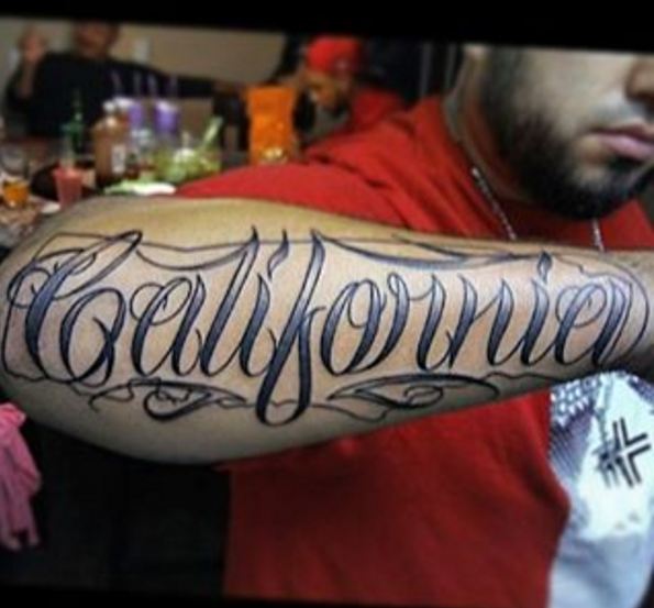 Tatuajes De Letras De California