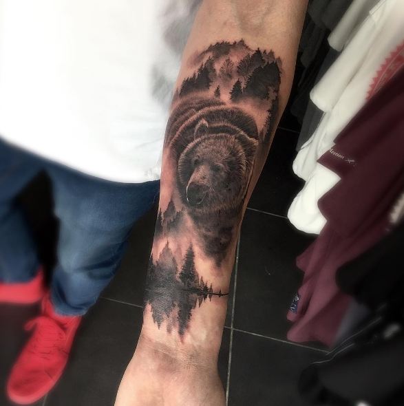Tatuaje de California en el brazo