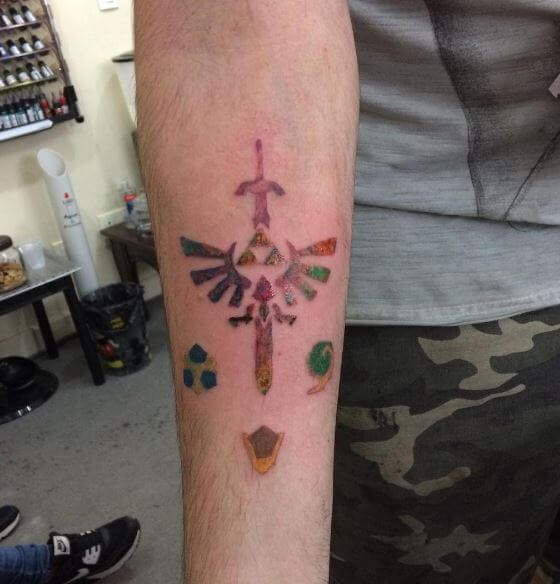 Tatuajes Del Símbolo De Zelda