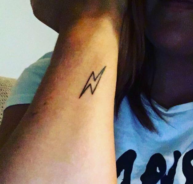 Tatuajes sencillos de Harry Potter 1