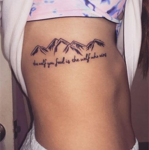 Tatuajes Femeninos De Montaña