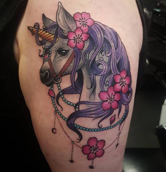 Tatuajes Femeninos De Unicornio