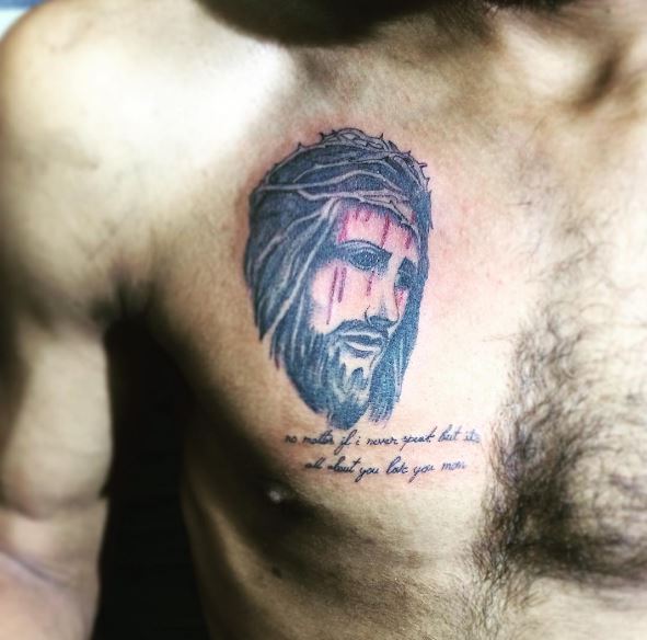 Ideas y diseños de tatuajes de retrato de Jesucristo