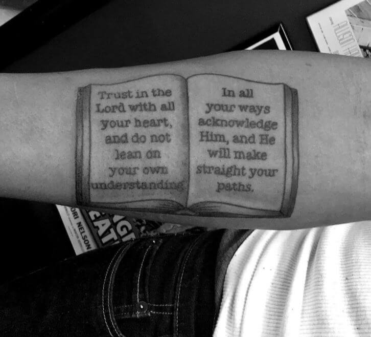 Tatuajes Cristianos Del Versículo De La Biblia