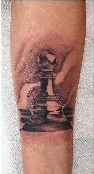 Diseños de tatuajes de peones de ajedrez en ideas