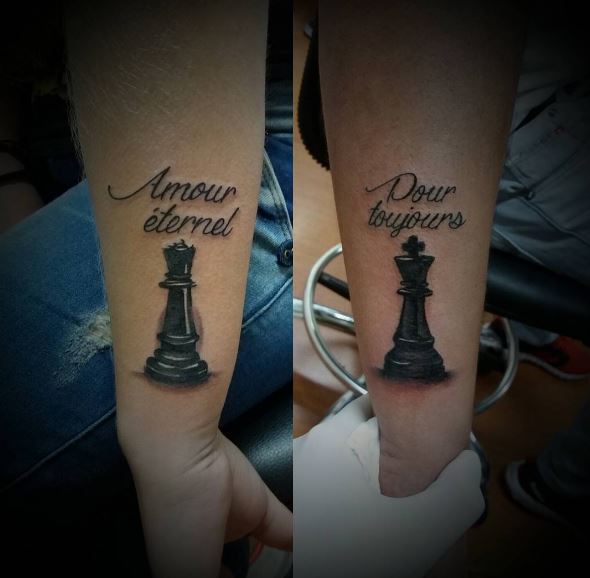 Significado del tatuaje de tablero de ajedrez