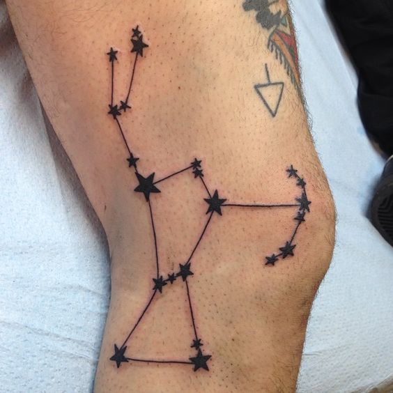 Orion Constellation Hunter Belt Nebula Diseños de tatuajes Ideas (15)