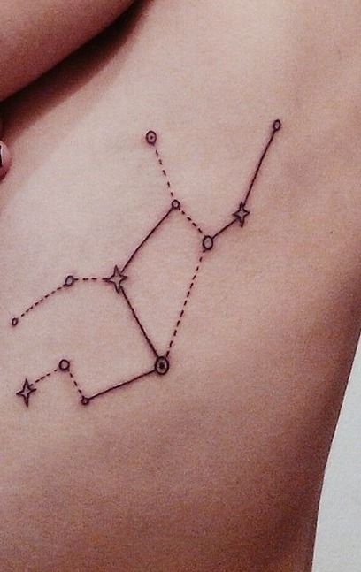 Orion Constellation Hunter Belt Nebula Diseños de tatuajes Ideas (23)