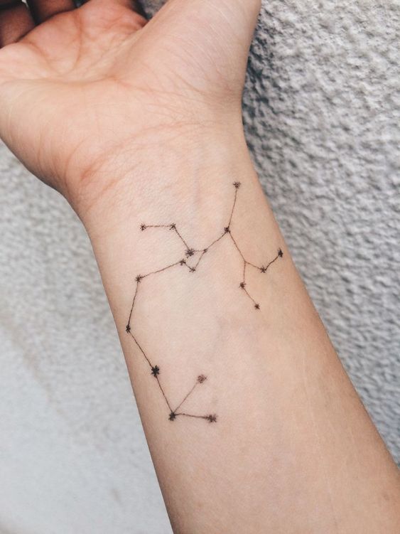 Orion Constellation Hunter Belt Nebula Diseños de tatuajes Ideas (24)