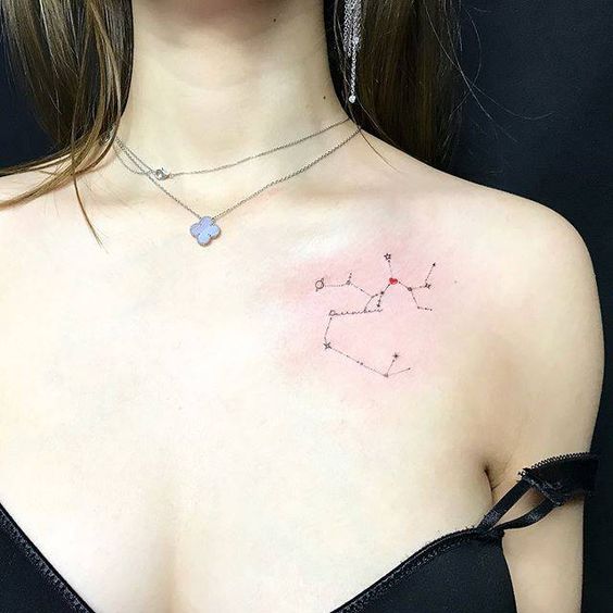 Orion Constellation Hunter Belt Nebula Diseños de tatuajes Ideas (38)