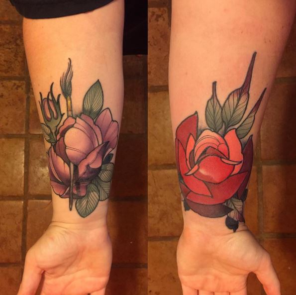 Fabulosos diseños e ideas de tatuajes florales
