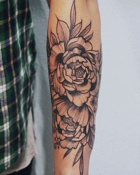 Diseño e ideas de tatuajes florales de tamaño completo