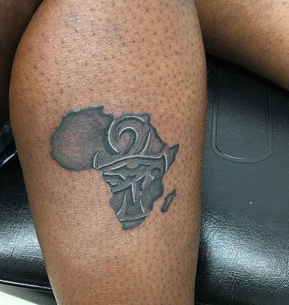 Diseño de tatuajes africanos simples y lindos