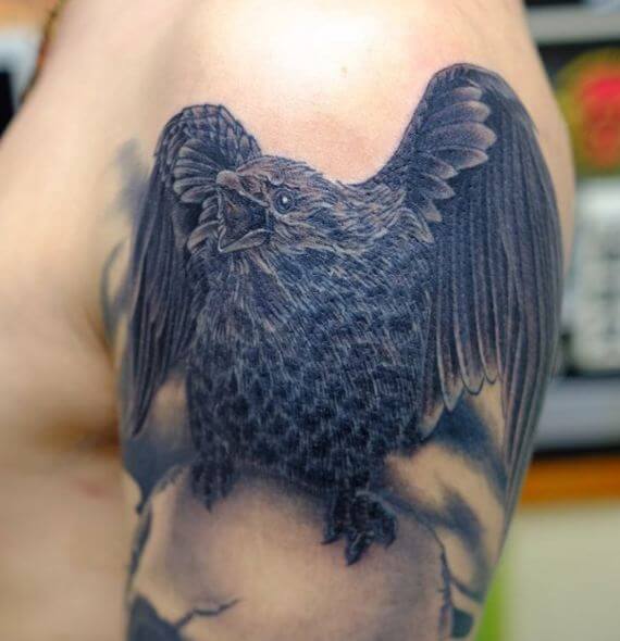 Diseños De Tatuaje De Cuervo