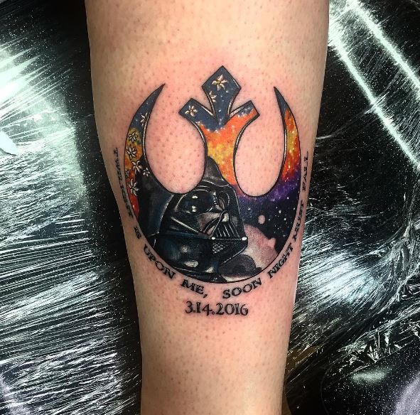 Ideas y diseños de tatuajes de Star Wars pequeños