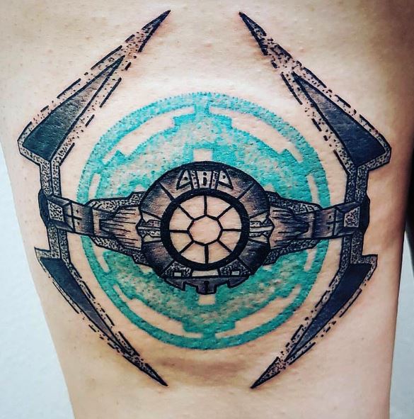 Increíble diseño de tatuajes de Star Wars