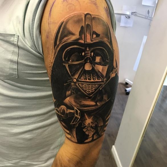 Diseño e ideas de tatuajes de manga de Star Wars