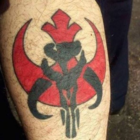 Diseño e ideas de tatuajes de símbolo de Star Wars