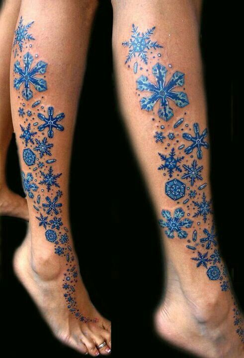 Tatuaje tribal del copo de nieve (8)