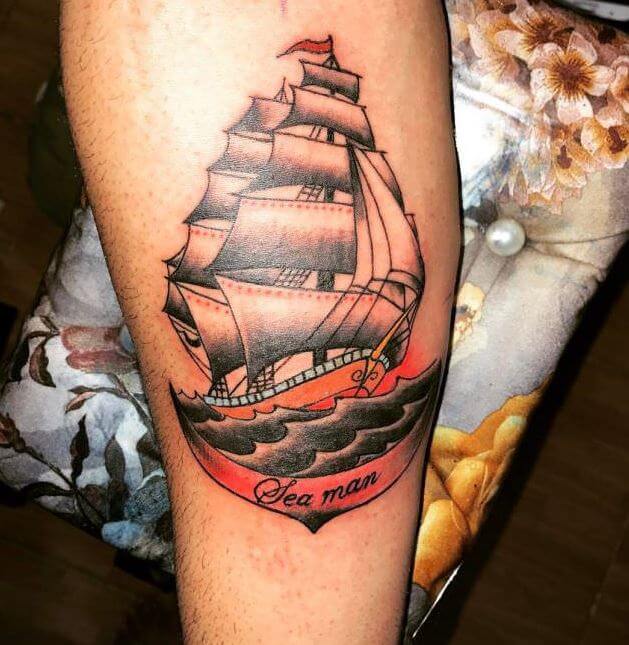 Tatuajes De Barcos En El Antebrazo