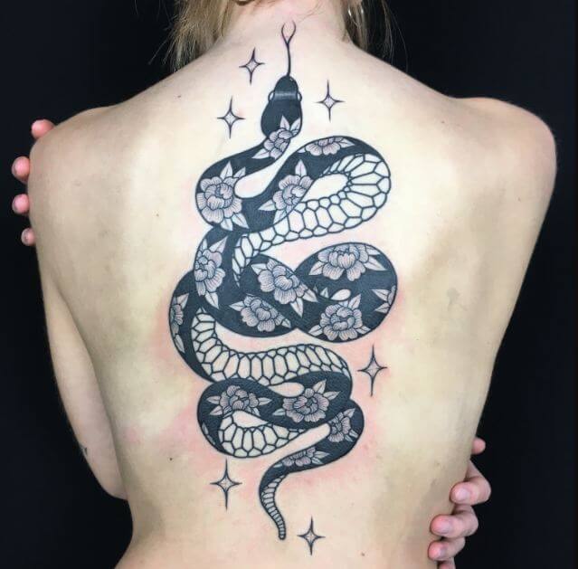 Significado del tatuaje de serpiente japonesa