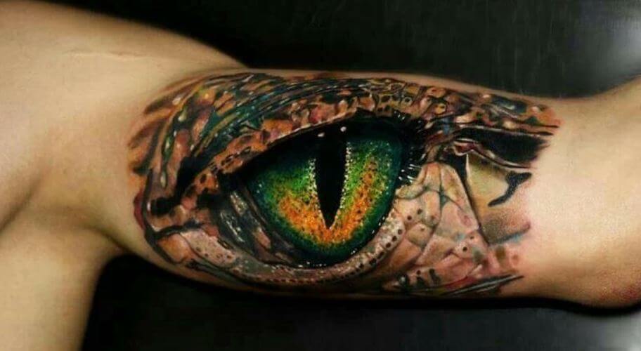 Tatuaje Ojos De Serpiente