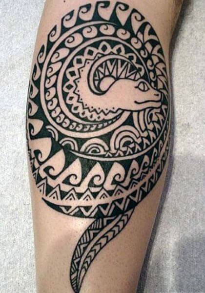 Tatuaje Tribal De Serpiente