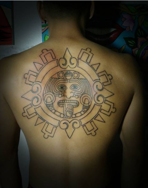 Ideas y diseños de tatuajes aztecas simples
