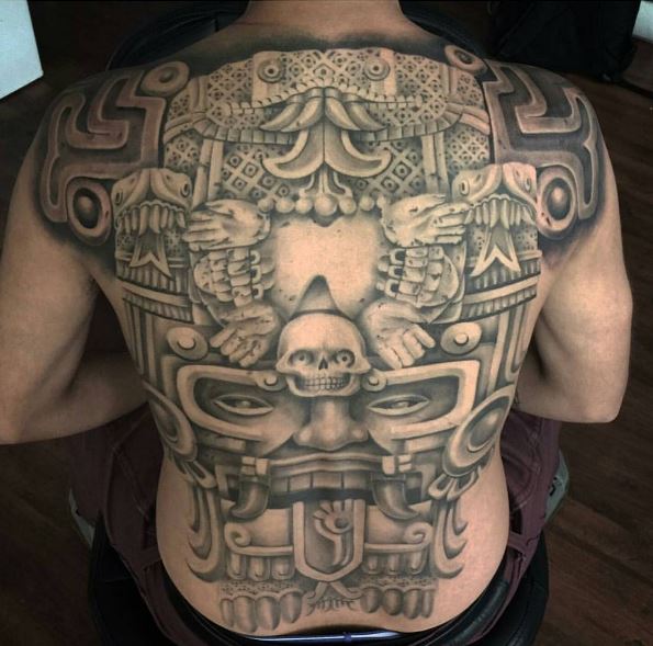Diseños únicos de tatuajes aztecas