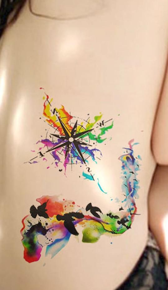 Diseños de tatuajes de arcoíris (30)