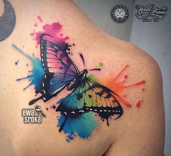 Diseños de tatuajes de arcoíris (46)