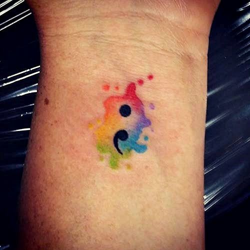 Diseños de tatuajes de arcoíris (42)