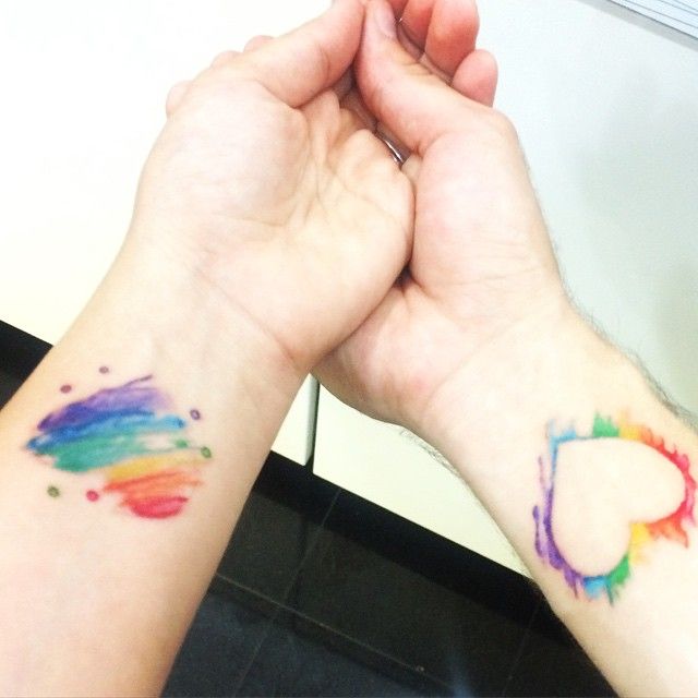 Diseños de tatuajes de arcoíris (50)