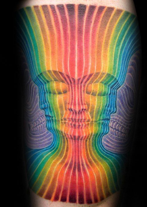 Diseños de tatuajes de arcoíris (58)