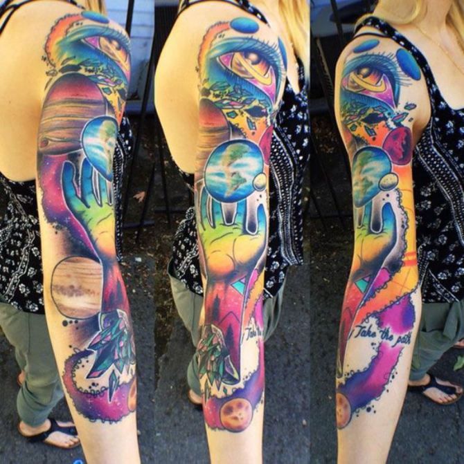 Diseños de tatuajes de arcoíris (94)