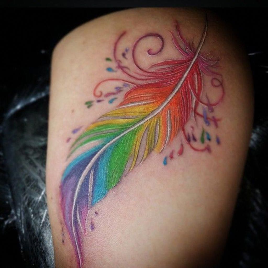 Diseños de tatuajes de arcoíris (104)