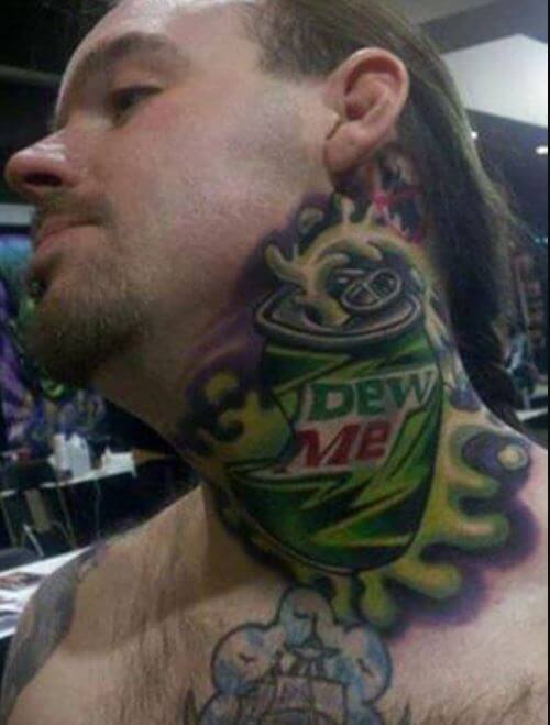 Peores Tatuajes En El Cuello
