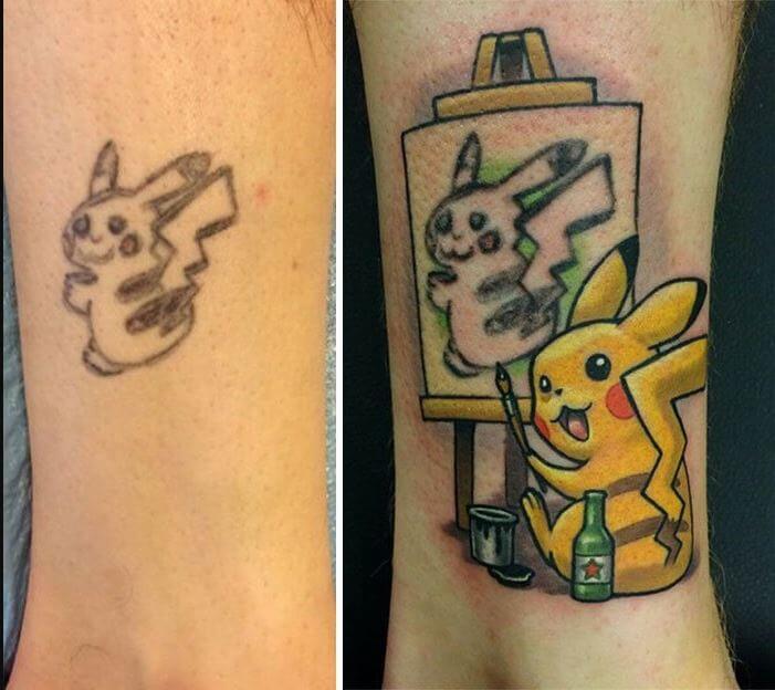 Peores tatuajes antes y después