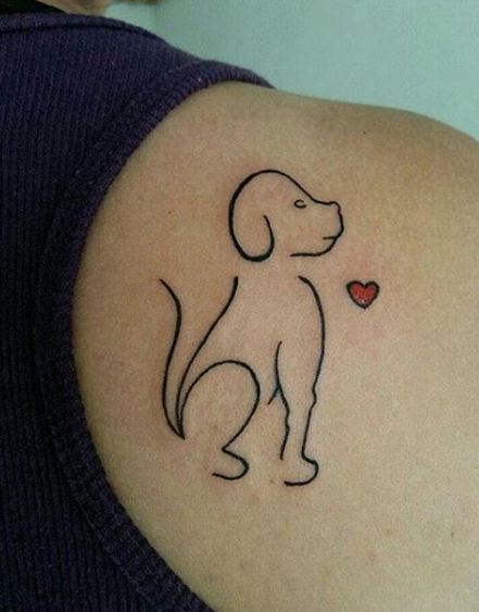 Tatuajes Femeninos De Perro