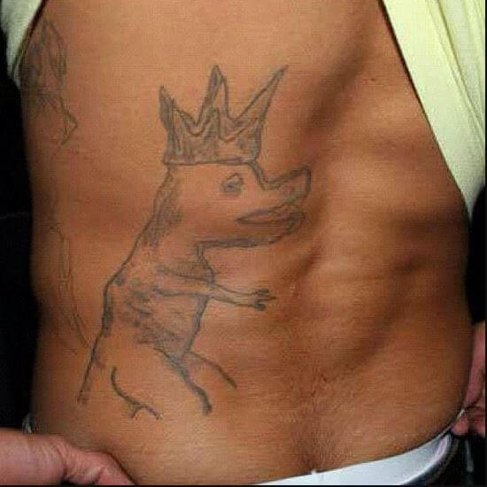Tatuaje De Dragón Divertido