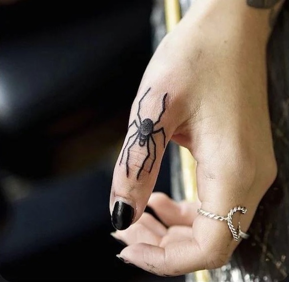 Tatuajes De Araña En El Dedo